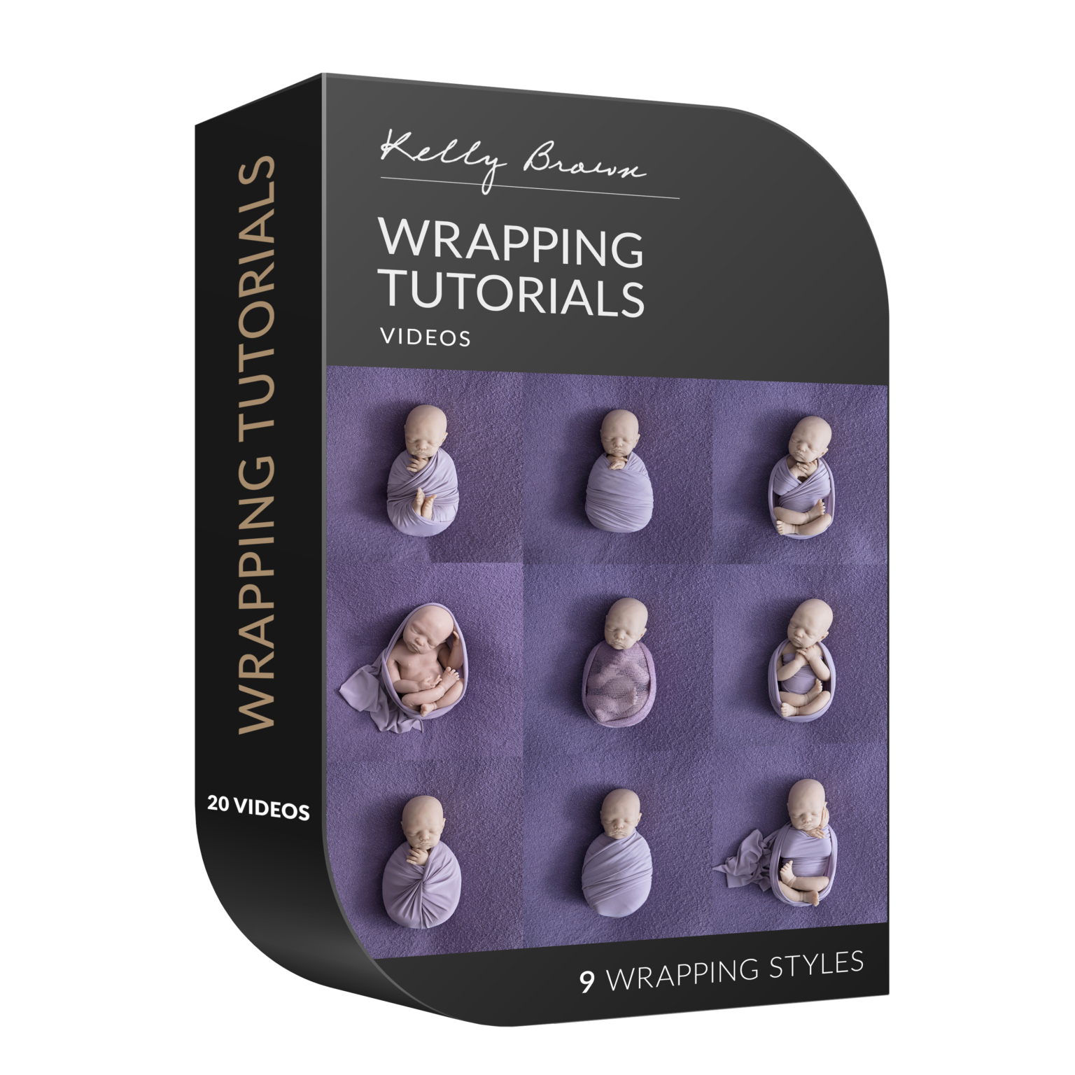 Newborn Wrapping Tutorials for Photographers Newborn Posing