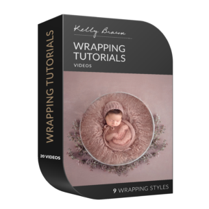 newborn wrapping tutorial videos by kelly brown