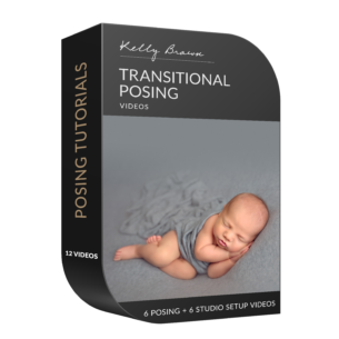 learn transitional newborn posing with kelly brown
