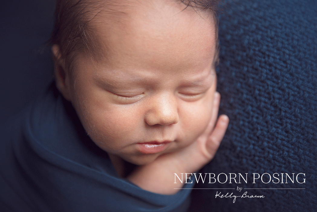Side Pose on Newborn Posing