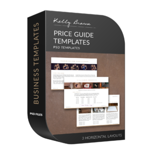 photography price guide templates by newborn posing