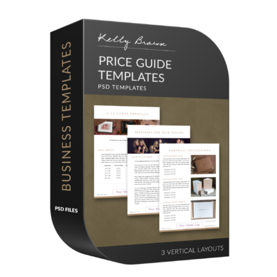 photography price guide templates by newborn posing