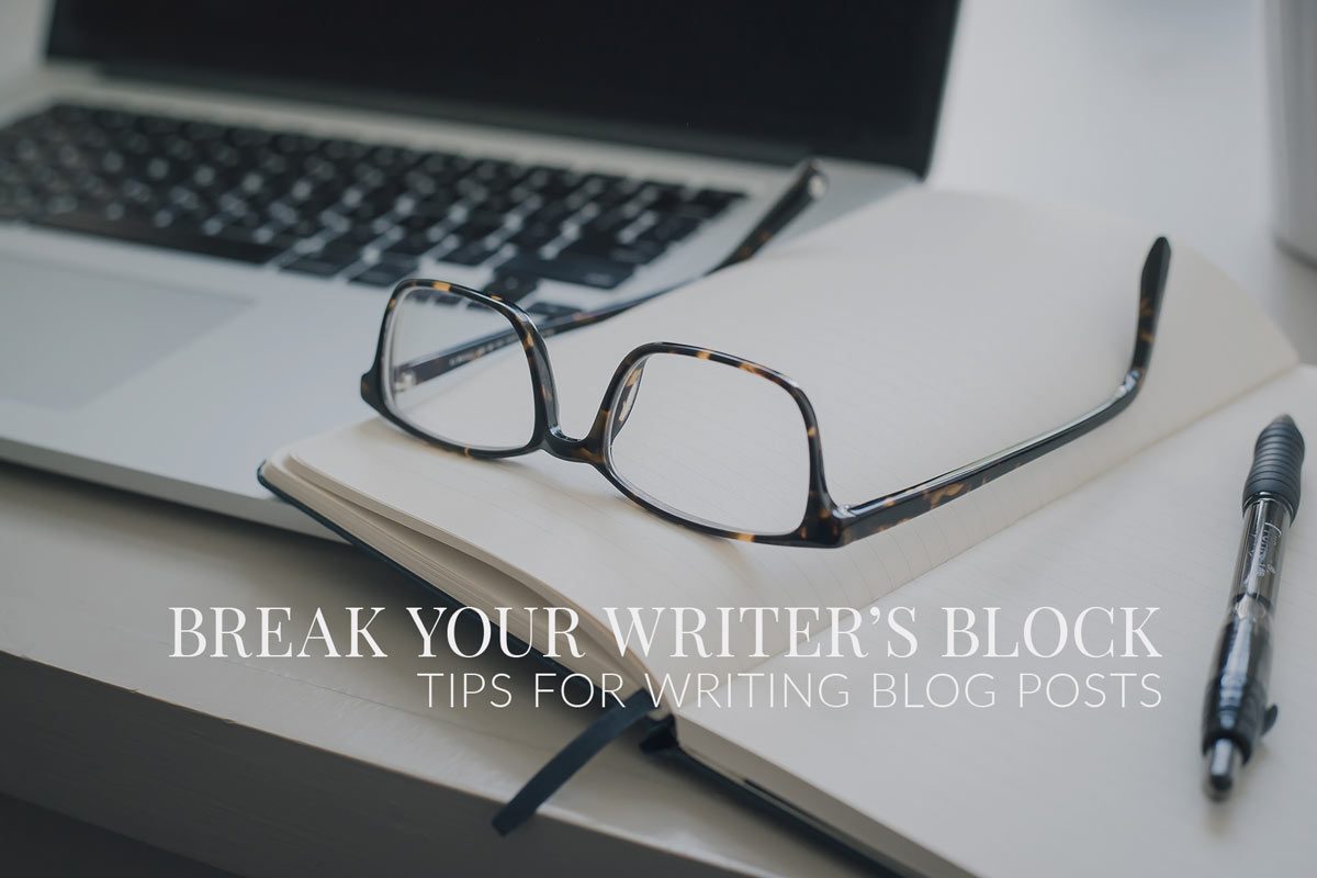 tips for writing blog posts - break your writer's block - newborn posing