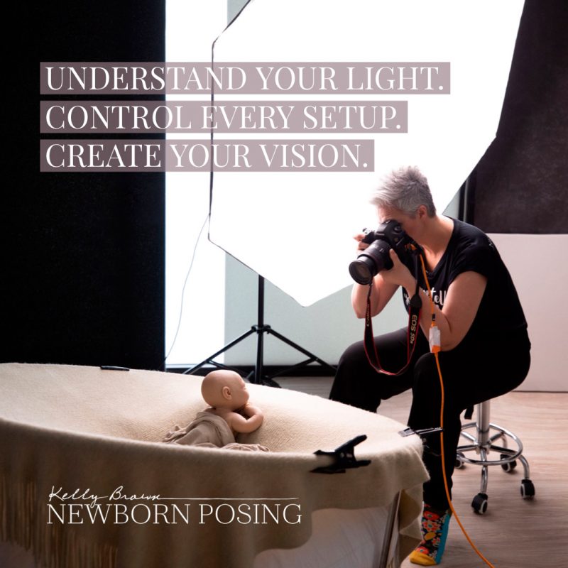 About Photographic Softboxes - Newborn Posing by Kelly Brown