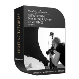 learn newborn photography lighting with kelly brown