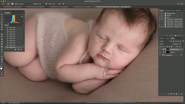 NEWBORN EDITING WORKSHOP – Red Skin Tones