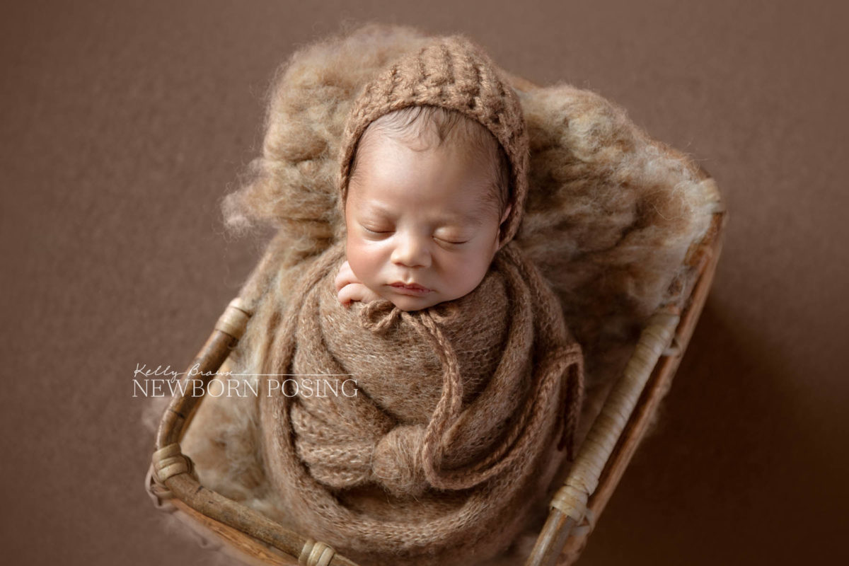 newborn portrait by kelly brown 