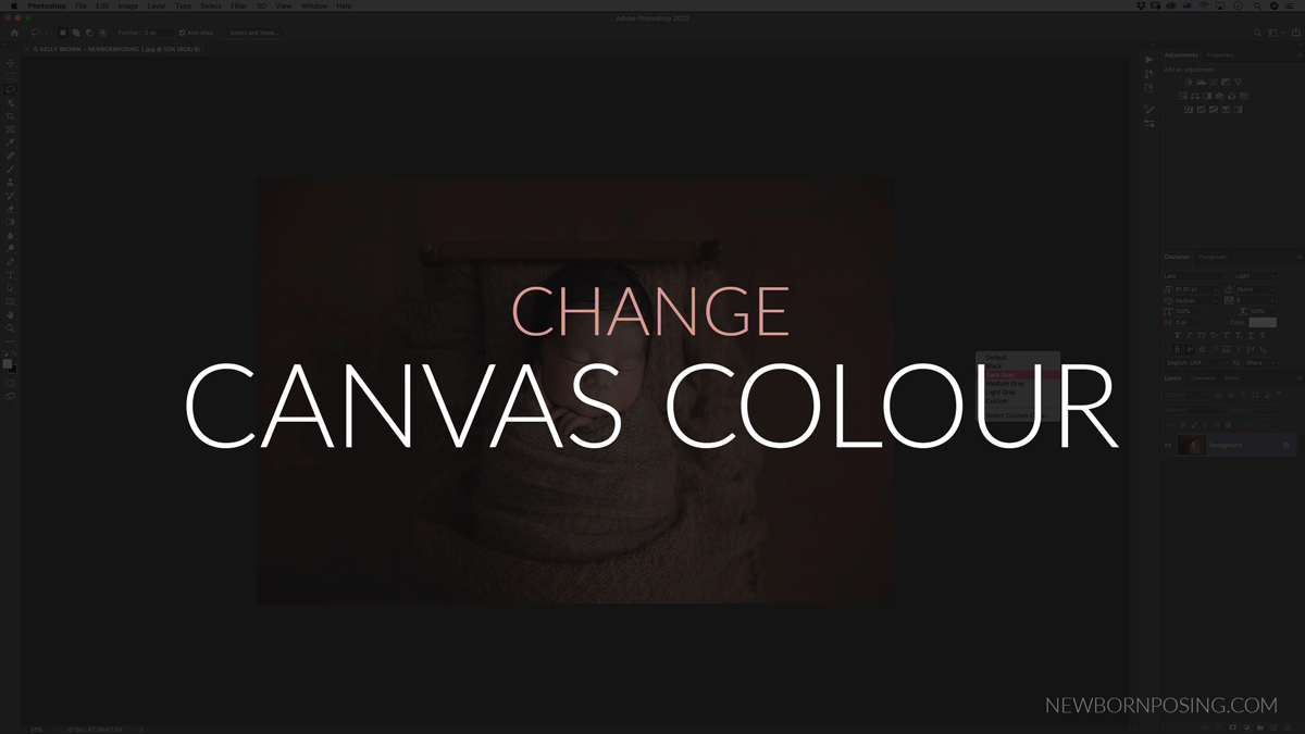 Change Canvas Colour