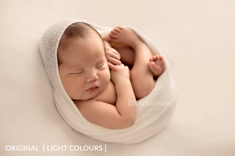 colour change on a light image using Kelly Brown's Photoshop action