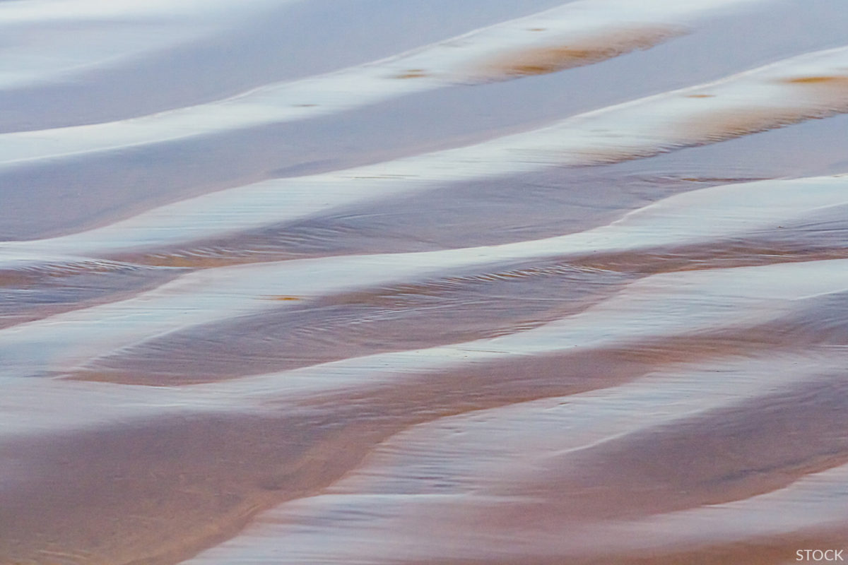 Ripples over sand - elements of art - line