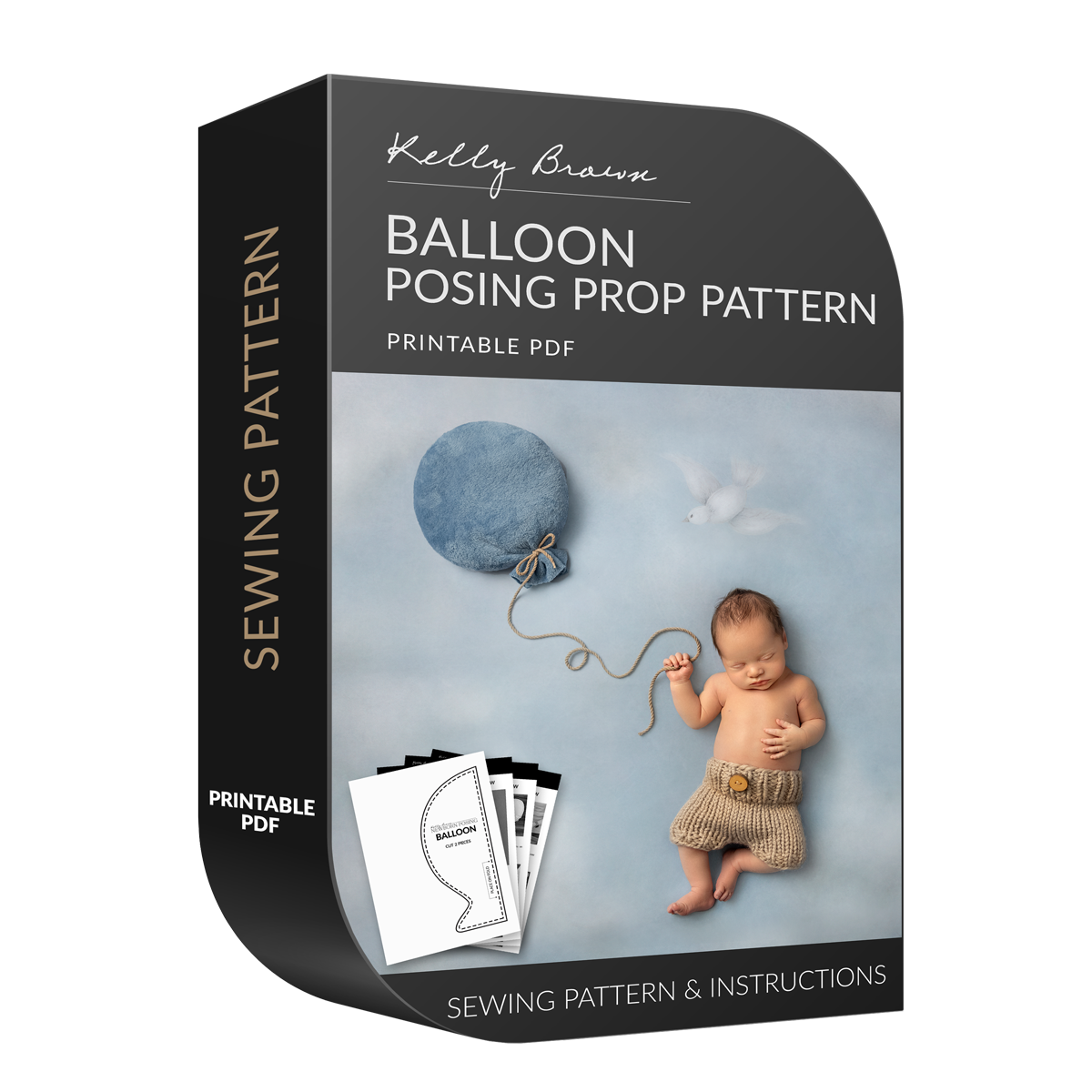 Balloon Prop Sewing Pattern - Newborn Posing